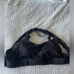 sweat and milk Chloe 3 Running Nursing Sports Bra in Jet Black